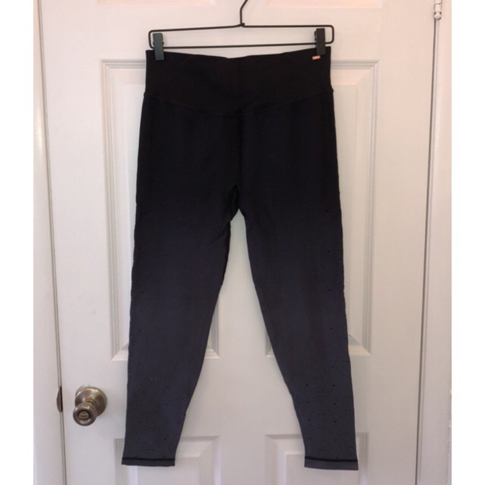 PINK Ombré Black-Gray Seamless Leggings